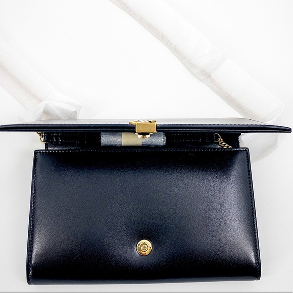 Saint Laurent Monogram Leather Chain Wallet - Picture 4 of 13